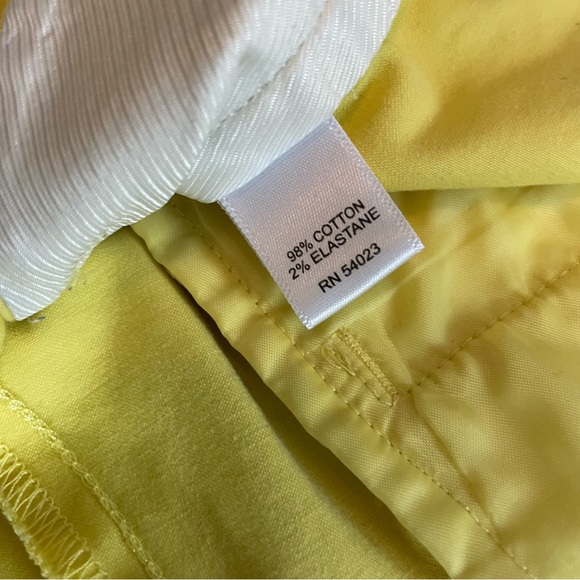 Yellow Banana Republic calf-length crop pants - Picture 4 of 5